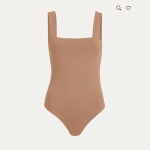 Nuuds Square Neck Tank bodysuit size Large